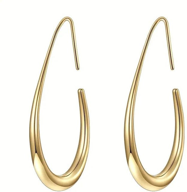Huitan Mode Ohrringe, beige, Damen - Bild 1
