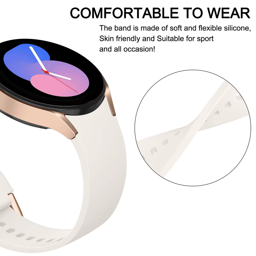 Samsung Uhrenarmband Silikon, 20 mm, blue, Unisex - Bild 1