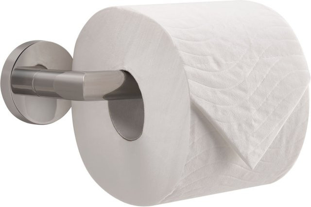 Corby Harrogate Toilettenrollenhalter aus poliertem Edelstahl in Silber, L: 6,5 cm, B: 16,5 cm, H: 5,5 cm - Bild 1