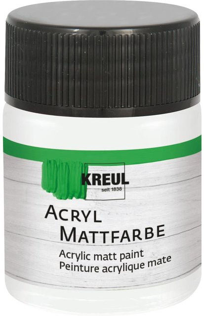 KREUL Acryl Mattfarbe Pastell-Weiß 50 ml - Bild 1
