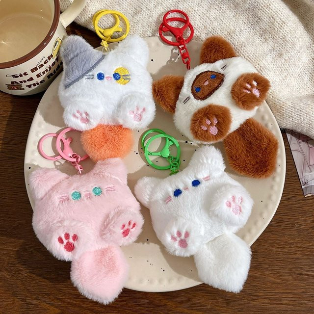 Schlüsselanhänger Katze Puppe, Kinder - Bild 1