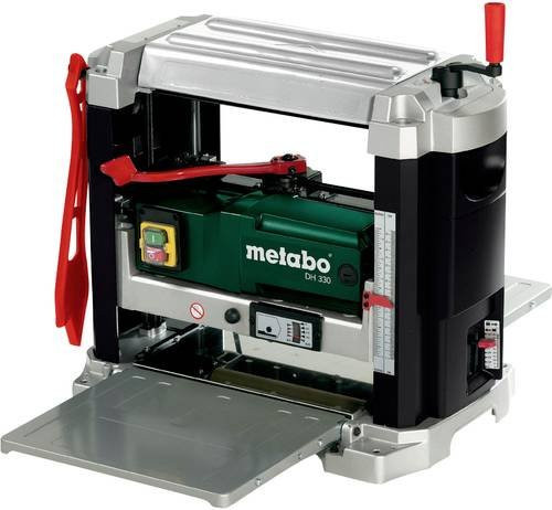 Metabo Dickenhobelmaschine DH 330 Elektrischer Hobel 1800W Schwarz Grün Silber - Bild 1