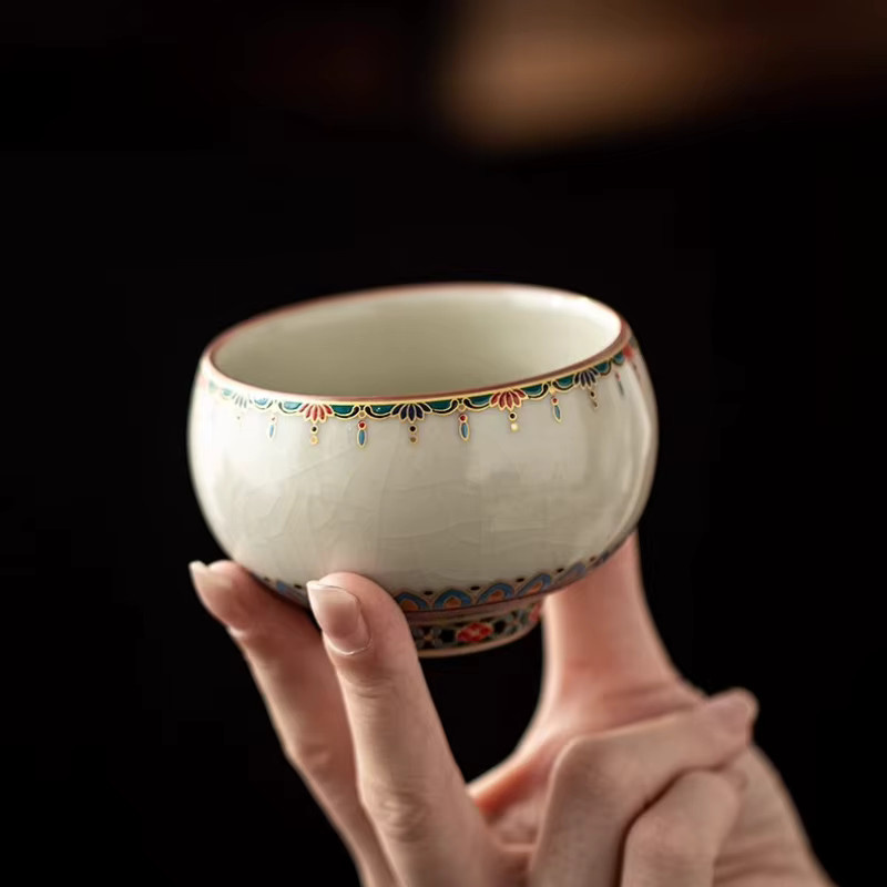 Dunhuang Waren Ru Ofen Teetasse für Meditation und Tee-Meister - Bild 4