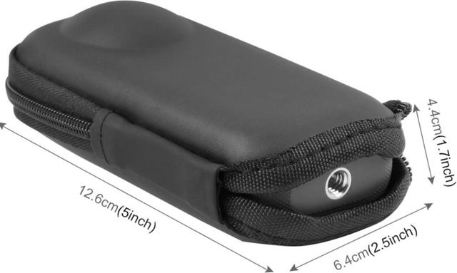 Insta360 Wasserfeste Aufbewahrungstasche aus PU für Insta360 One X2 und X3 Action-Kameras in Schwarz - Bild 1