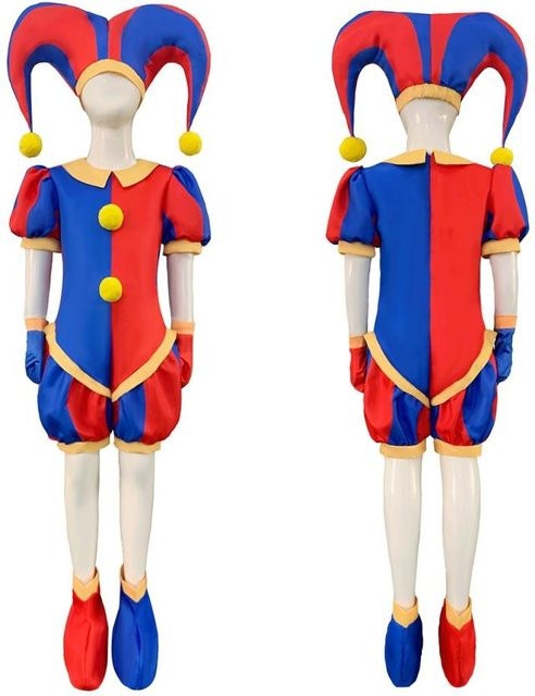 The Amazing Digital Circus Pomni Puppe, Kuscheltier, 20cm Höhe, Rot - Bild 1