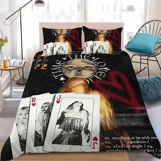 Home Style Bettwäsche-Set Carly Rae Jepsen, 3-teiliges Microfaser-Set mit Bettbezug und Kissenbezug, Mehrfarbig, B/H: 135 x 200 cm - Bild 1