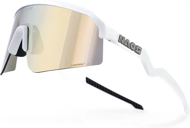 Naos Ziris Sonnenbrille, weiß, unisex, Vollrand, wrap, Kunststoff - Bild 1