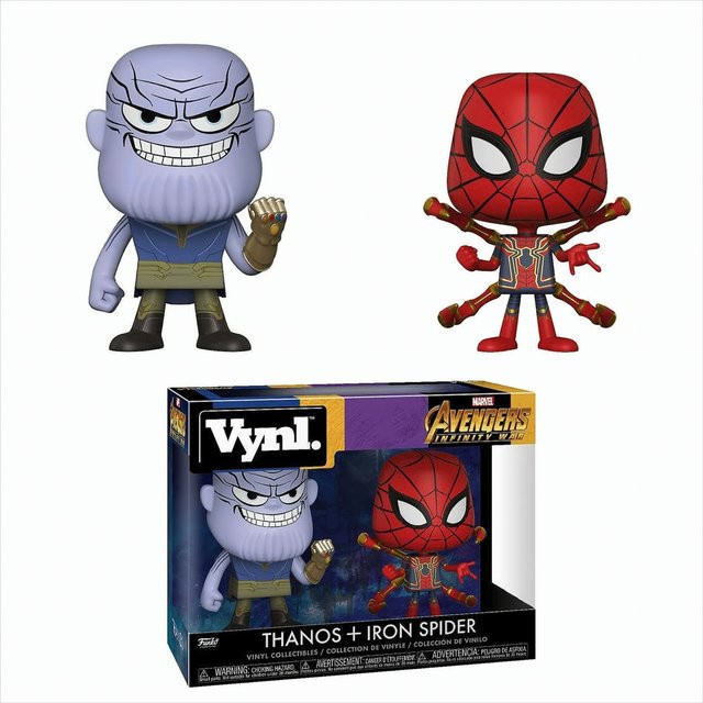 Funko Marvel Thanos und Iron Spider Vinyl Figuren - Bild 1