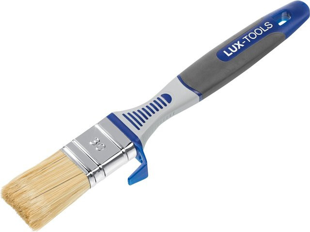 LUX-TOOLS Flachpinsel Dispersion 30 mm mit Eimerhaken - Bild 1