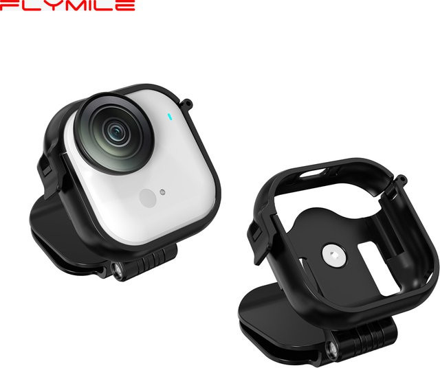 Flymile Hutclip für Insta360 GO Ultra Kamera, verstellbare Kappenklemme und Hutrandadapter in Schwarz für POV-Vlog-Aufnahmen - Bild 1
