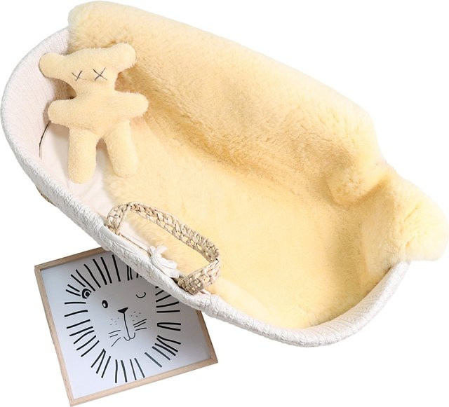 Kaiser Baby Medizinfell aus Lammfell in Natur/Beige B/T: 80 x 90 cm - Bild 1