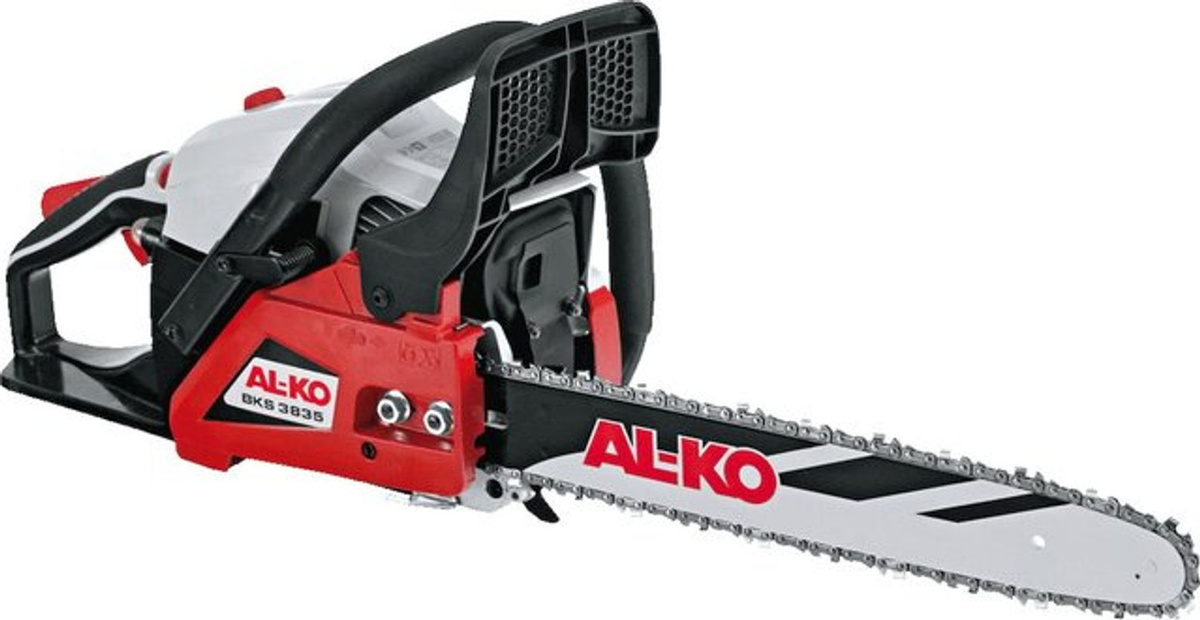 AL-KO BKS 3835 Benzin-Kettensäge, 1.2 kW, 1.65 PS, rot - Bild 2