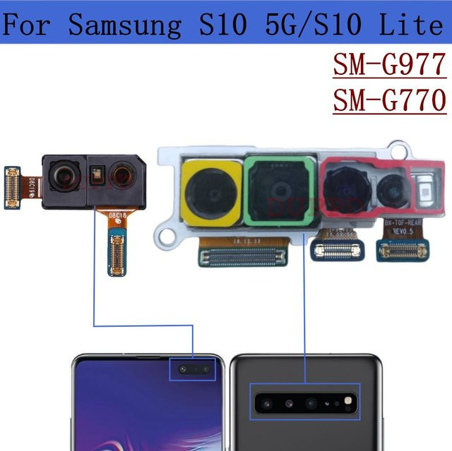 Samsung Frontkamera und Rückkamera Ersatzteil für Galaxy S10 5G Lite G770F / DS G977U G977N G977B - Bild 1