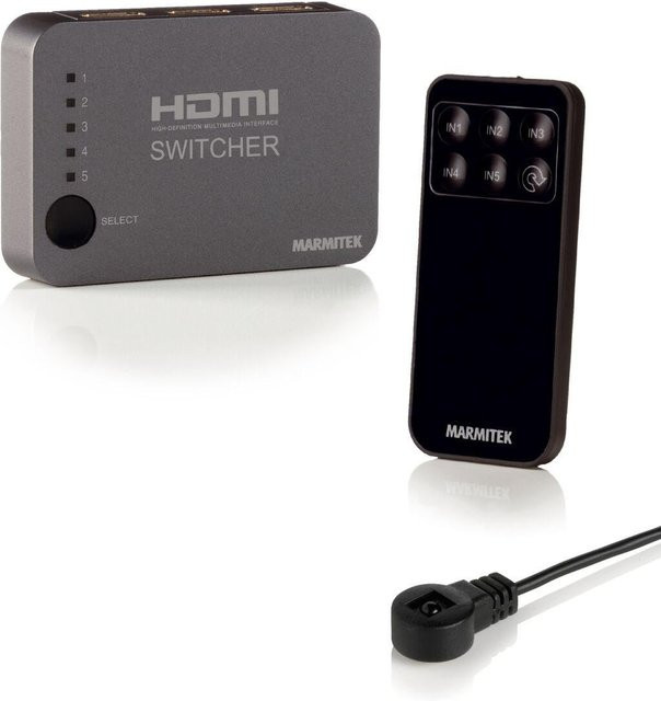 Marmitek Connect 350 UHD HDMI 4K Switch in Grau - Bild 1