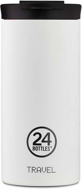 24Bottles Travel Tumbler Basic 600ml Ice White - Bild 1