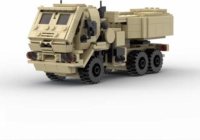 Binchi Keji Travel Militär Hummer RG-M142, Bausteine, beige, ab 3 Jahre - Bild 1