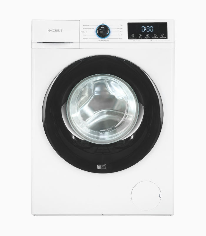 Exquisit WA6312-371A Waschmaschine als Frontlader in Weiß mit 6 kg Kapazität und 1200 U/min Schleuderdrehzahl - Bild 3