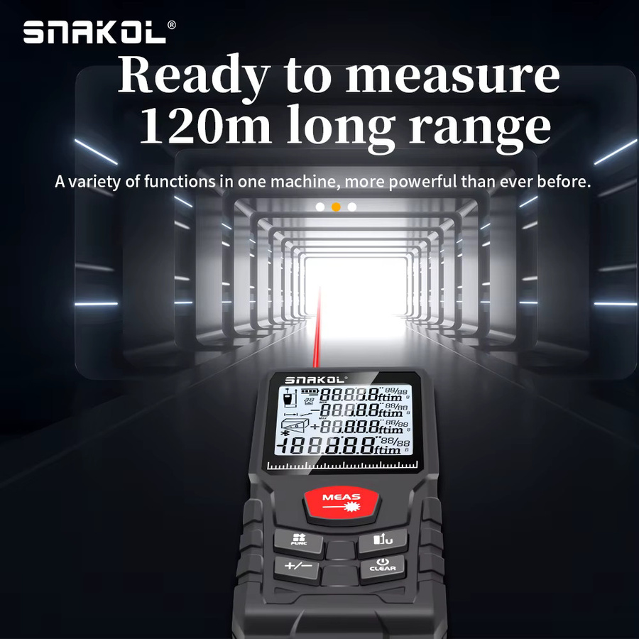 Snakol Professioneller Laser-Entfernungsmesser in Schwarz - Bild 3
