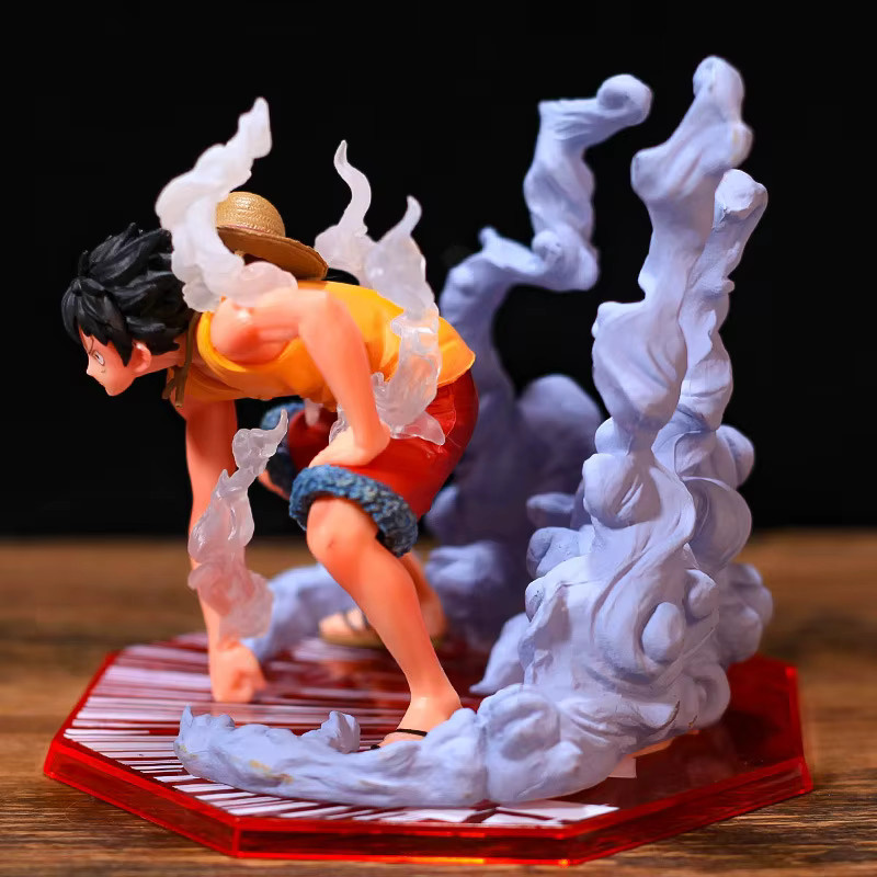 Bandai One Piece Luffy Second Gear, PVC-Puppe, Einzelfigur - Bild 4