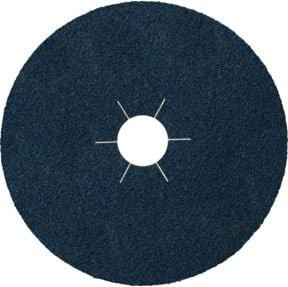 Klingspor Fiberscheibe CS 565 für Winkelschleifer, Korn 60, Blau, Durchmesser: 11,5 cm, Breite: 2,2 cm - Bild 1