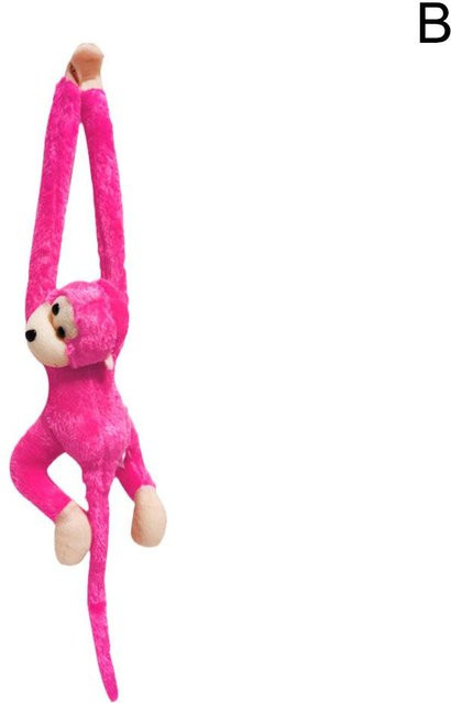 Topmix Bunte Langarmaffen, Plüschtier, Rosa / Pink, ab 14 Jahren - Bild 1