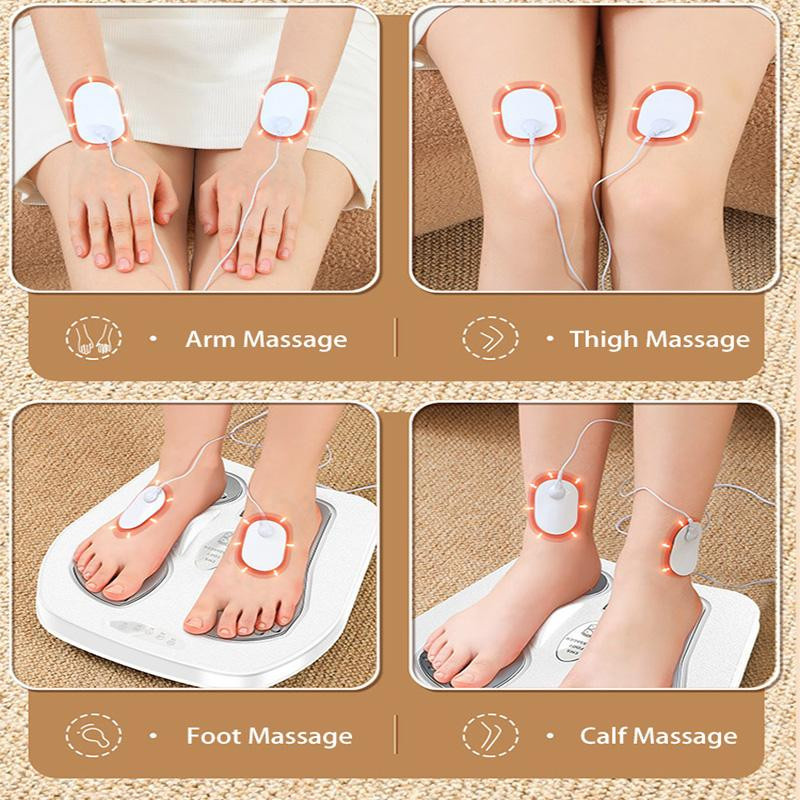 Vibrations-Fußmassagegerät mit Wärme, weiß - Bild 2