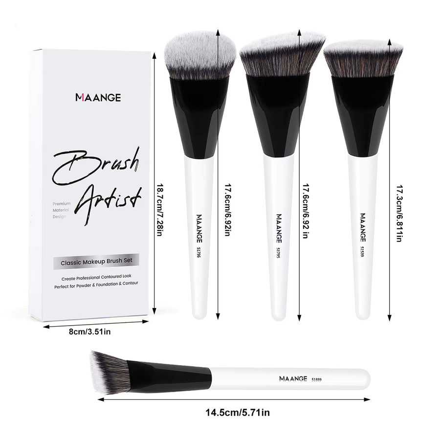 MAANGE Make-up-Pinsel, Foundation Concealer Pinsel, Unisex - Bild 2