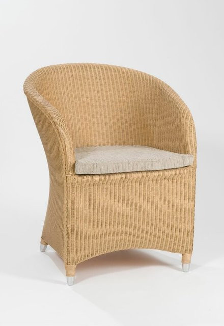 Sedex Vesuv Sessel aus Rattan mit Kissen in Beige - Bild 1