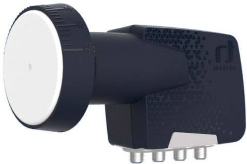 Inverto PREMIUM Quattro-LNB mit 4 Teilnehmern und 40mm Feedaufnahme in Schwarz und Weiß - Bild 1