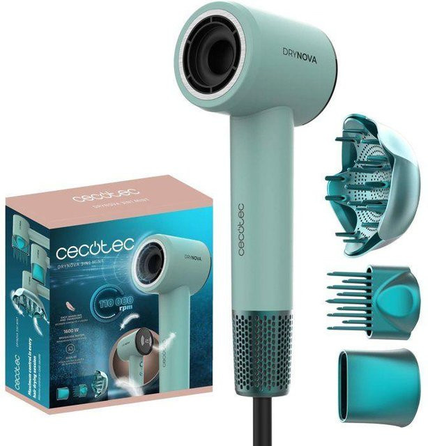 CECOTEC DryNova 3in1 Haartrockner, 1600 W, Mint - Bild 1
