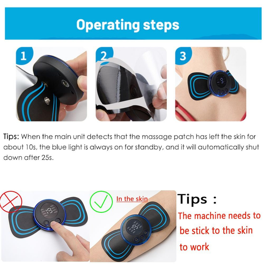 YJMP beauty health Nackenmassagegerät, EMS-Muskelstimulator, Unisex - Bild 8