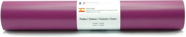 Selbstklebende Vinyl Folie von POLI-TAPE in Violett-Matt - Bild 1