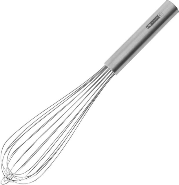 FMprofessional Profi-Schneebesen aus Edelstahl in Silber, Länge: 35 cm - Bild 1