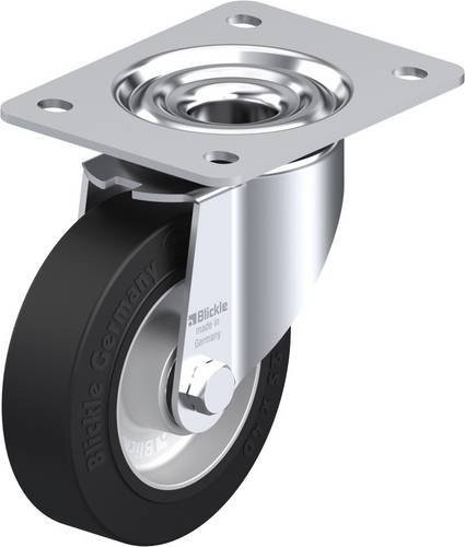 Blickle Lenkrolle LK-ALEV 125K-3 in Schwarz und Grau mit 125 mm Rad-Durchmesser und 250 kg Tragfähigkeit - Bild 1