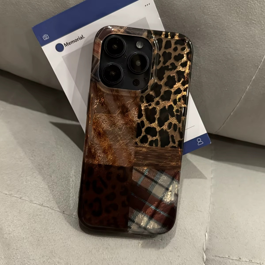 Luxuriöse Handyhülle mit Leopardenmuster und Feder-Textur für Samsung Galaxy S26 S25 S24 S23 S22 S21 FE Ultra Plus 4G 5G - Bild 5