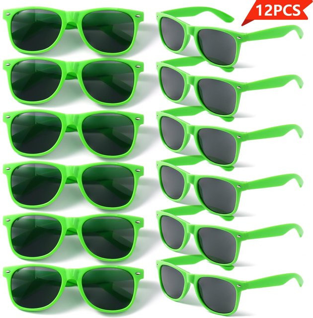 Yiran Health & Beauty Sonnenbrille, Rechteckig, Vollrand, Kunststoff, Green, Damen - Bild 1