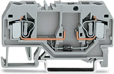 WAGO Diodenklemme 281-915/281-401 Zugfeder 6mm Grau 50 Stück - Bild 1