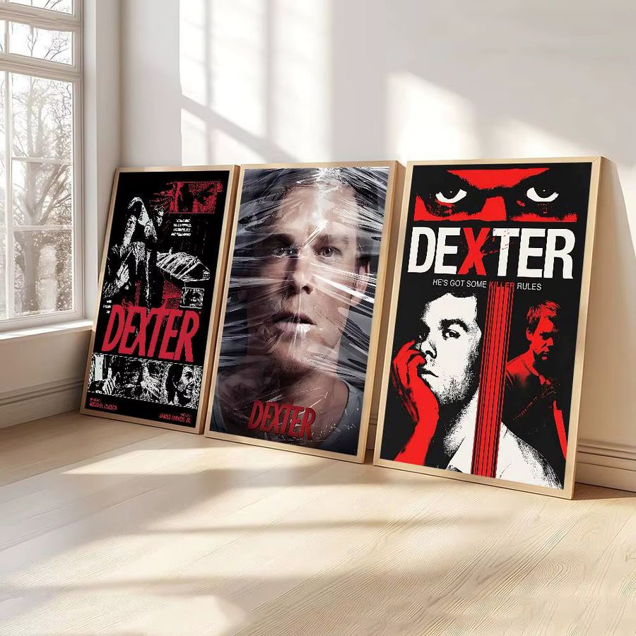 Potdemiel Vintage Poster und Aufkleber aus Whitepaper für DIY Dekoration in Schwarz, Rot und Weiß, B/H: 15 x 15 cm - Bild 2