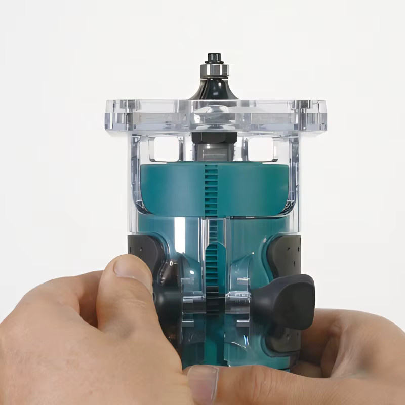 Makita DRT52 Akku-Holzfräser 18V Multifunktions-Elektro-Holzfräse mit Schlitzfunktion und 18V Akku - Bild 3