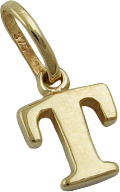 Gallay Anhänger Buchstabe T, 9Kt Gold, 8x6mm, Unisex - Bild 1