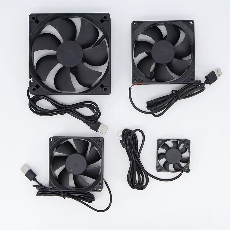 Gakaki USB-Lüfter 5V Air Cooler in Schwarz für TV Box und PC DIY Kühlung - Bild 4
