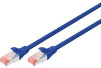 Digitus RJ45 Netzwerkkabel CAT 6 S/FTP Patchkabel Blau, Länge: 3 m - Bild 1