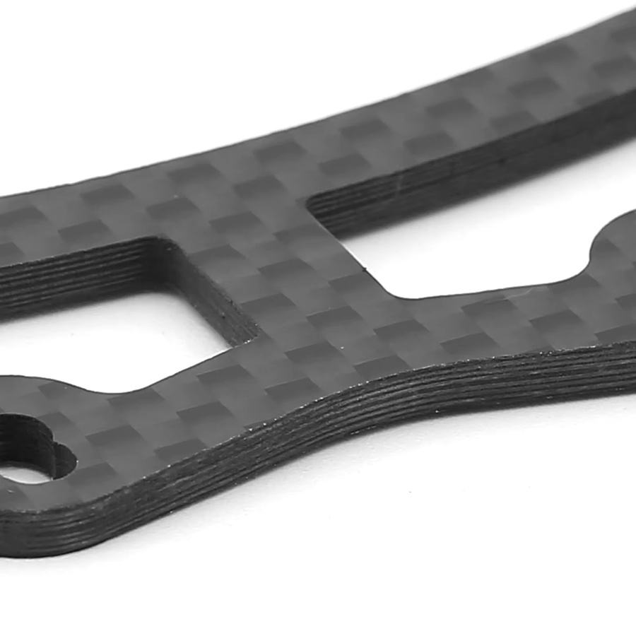 Tamiya Carbon Front Bumper Stützplatte, Zubehör, Schwarz - Bild 3