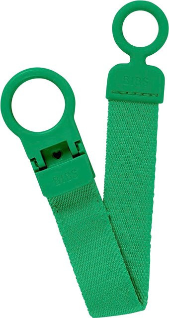 BIBS Schnullerkette aus Silikon in Grün für Kinder, BPA-frei und spülmaschinenfest - Bild 1