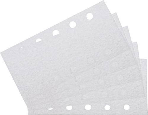 Makita Schleifpapier Körnung 120 für Holz, Metall und Lack, Farbe Weiß, B/T/H: 18,4 x 9,3 x 1,0 cm, 10 Stück - Bild 1