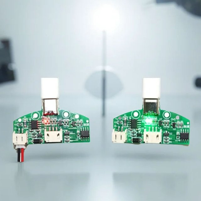 LAJQTAO LED Tischlampe mit USB Typ-C Ladefunktion, stufenlose Dimmung und Touch-Bedienung, grüne Nachtlampe für das Schlafzimmer - Bild 1
