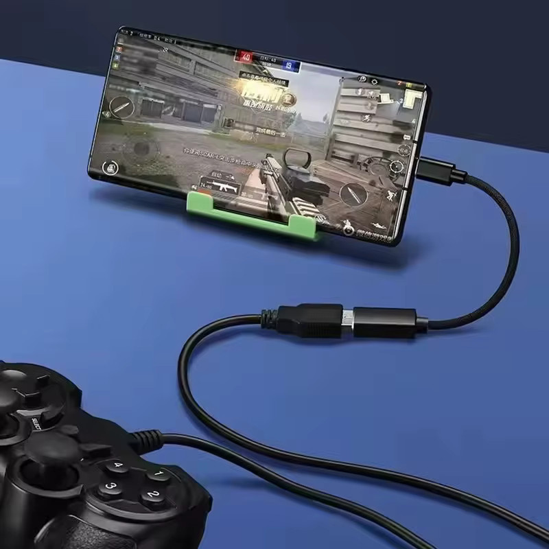 OUIO OTG USB-C auf USB-A Adapter in Schwarz für Xiaomi, Huawei und MacBook Air - Bild 5