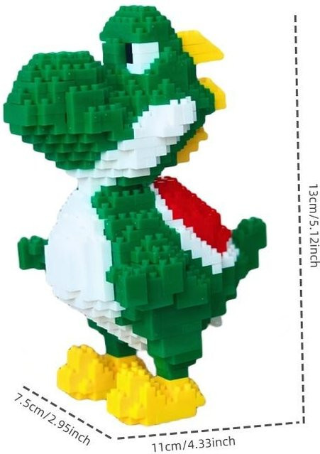 Linyi toy Dinosaurier Konstruktionsset Grün ab 14 Jahren - Bild 1