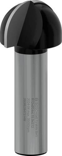 Bosch Hohlkehlfräser Silber, Durchmesser: 24 mm, Schaftdurchmesser: 12 mm, Länge: 57 mm - Bild 1