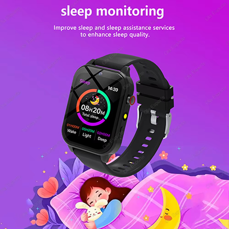 Ola Esporte Smartwatch, Kunststoff, Silikon, Lila, Kinder, Unisex - Bild 6